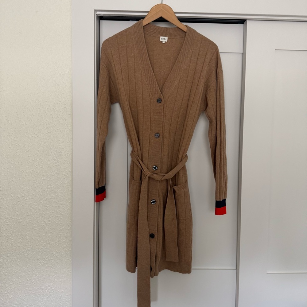 KULE Vanessa Cardigan Camel Size Medium - Picture 2 of 7